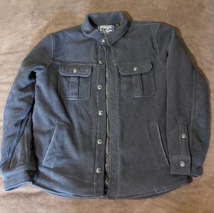 Distressed American Eagle fleece winter coat